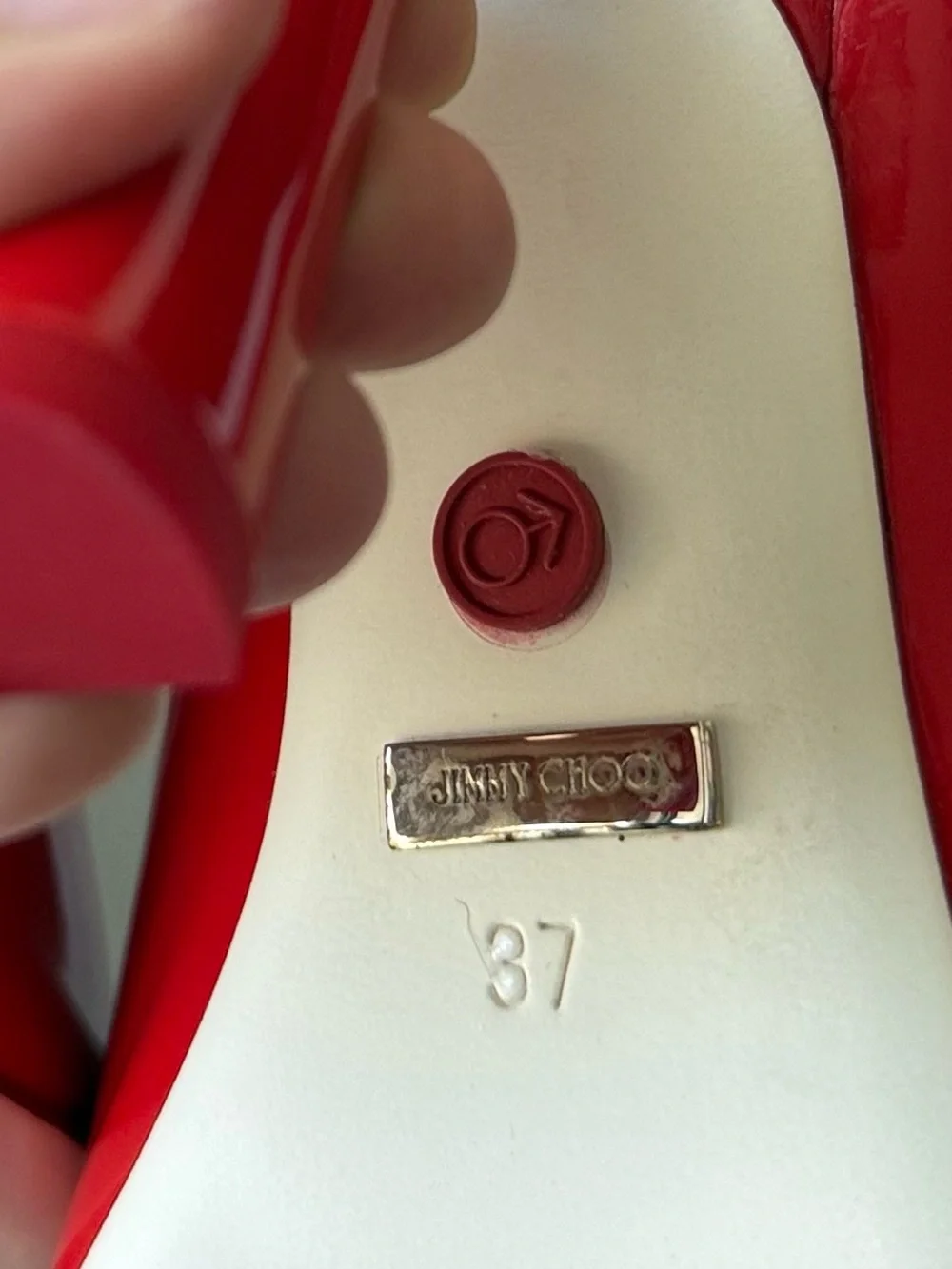 Jimmy Choo Sailor Mars Pump 100 In Mars Red 37